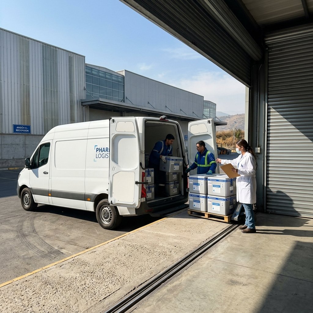 Gestión logística y distribución de productos sanitarios en bodega con cumplimiento GxP en Chile.