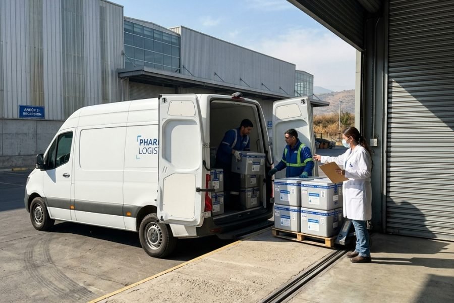 Gestión logística y distribución de productos sanitarios en bodega con cumplimiento GxP en Chile.